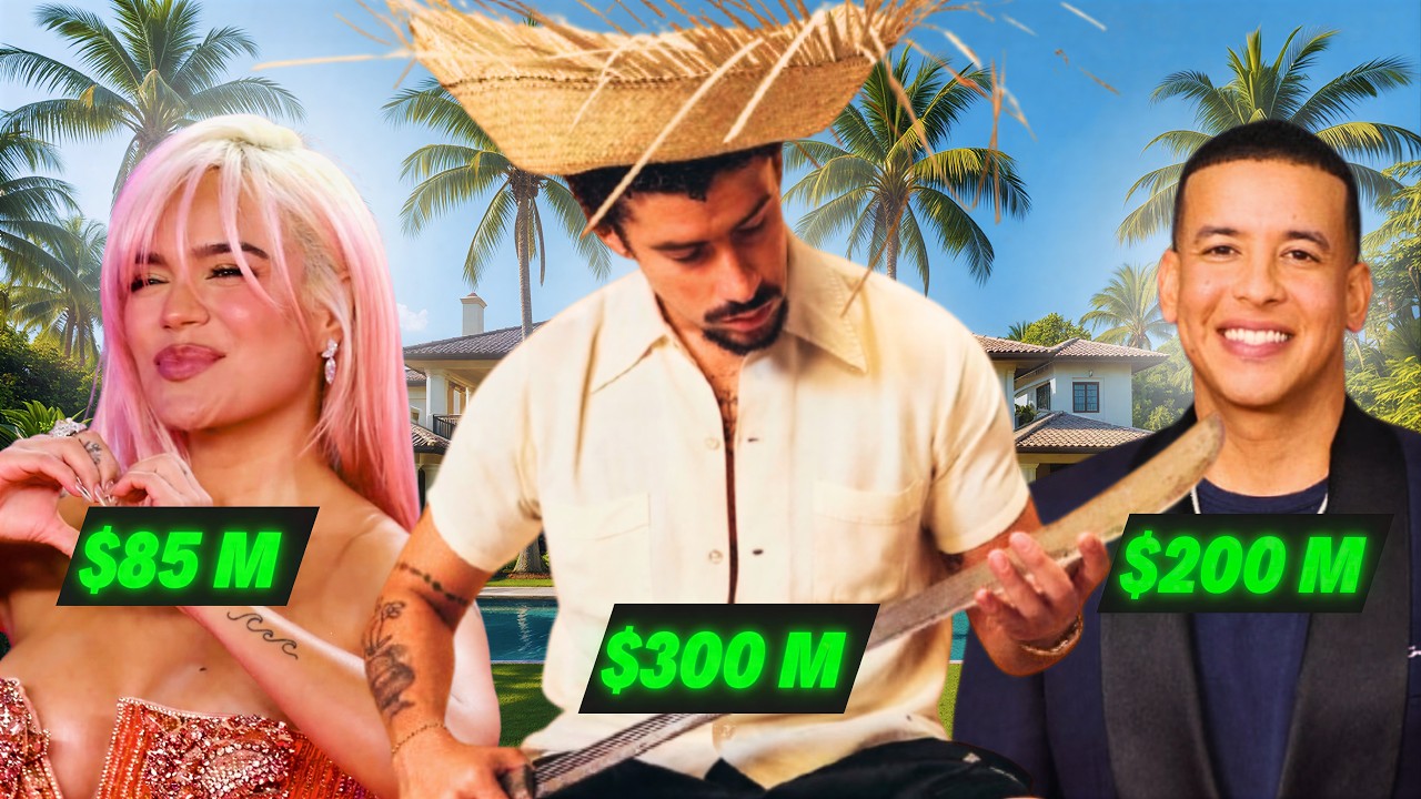 Los 10 Cantantes Latinos Mas RICOS en 2025