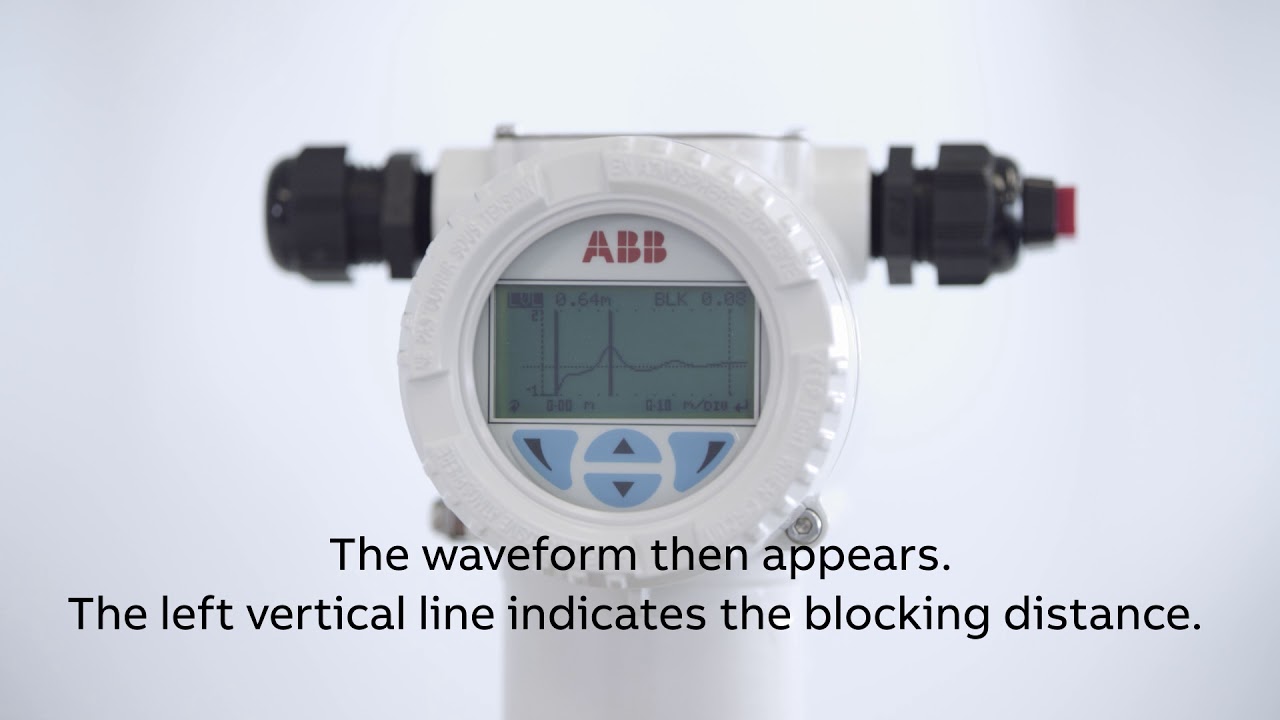 LWT series guided wave radar: LWT Waveform display