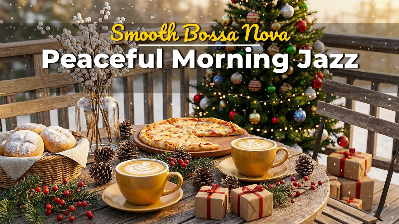 Peaceful Morning Café Jazz ☕ Soft Bossa Nova Piano in a Cozy Café to Start the Day Calm