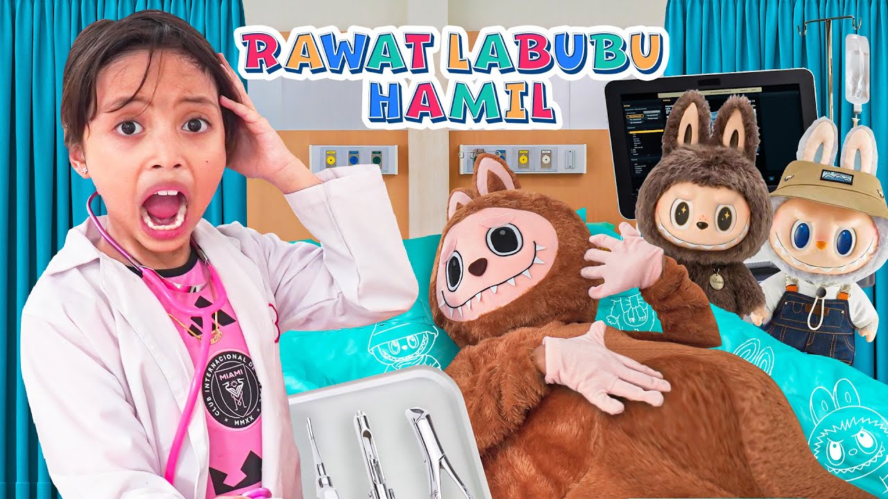 LEIKA MENANGKAP LABUBU RAKSASA HAMIL MELAHIRKAN BAYI DITOLONG DOKTER LEIKA & TOMPEL😱 BERHASIL NGGAK?