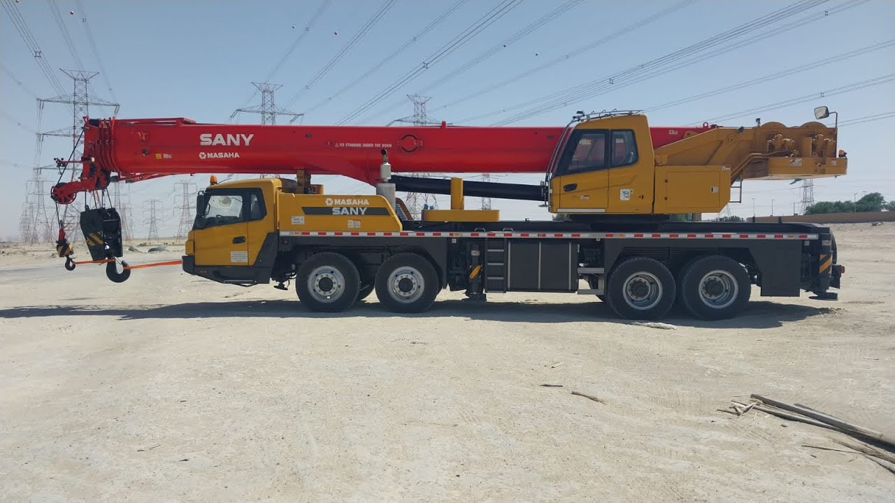 #SANY_CRANE STC80T5  #80Ton crane  computer ￼ setting  And #PTO