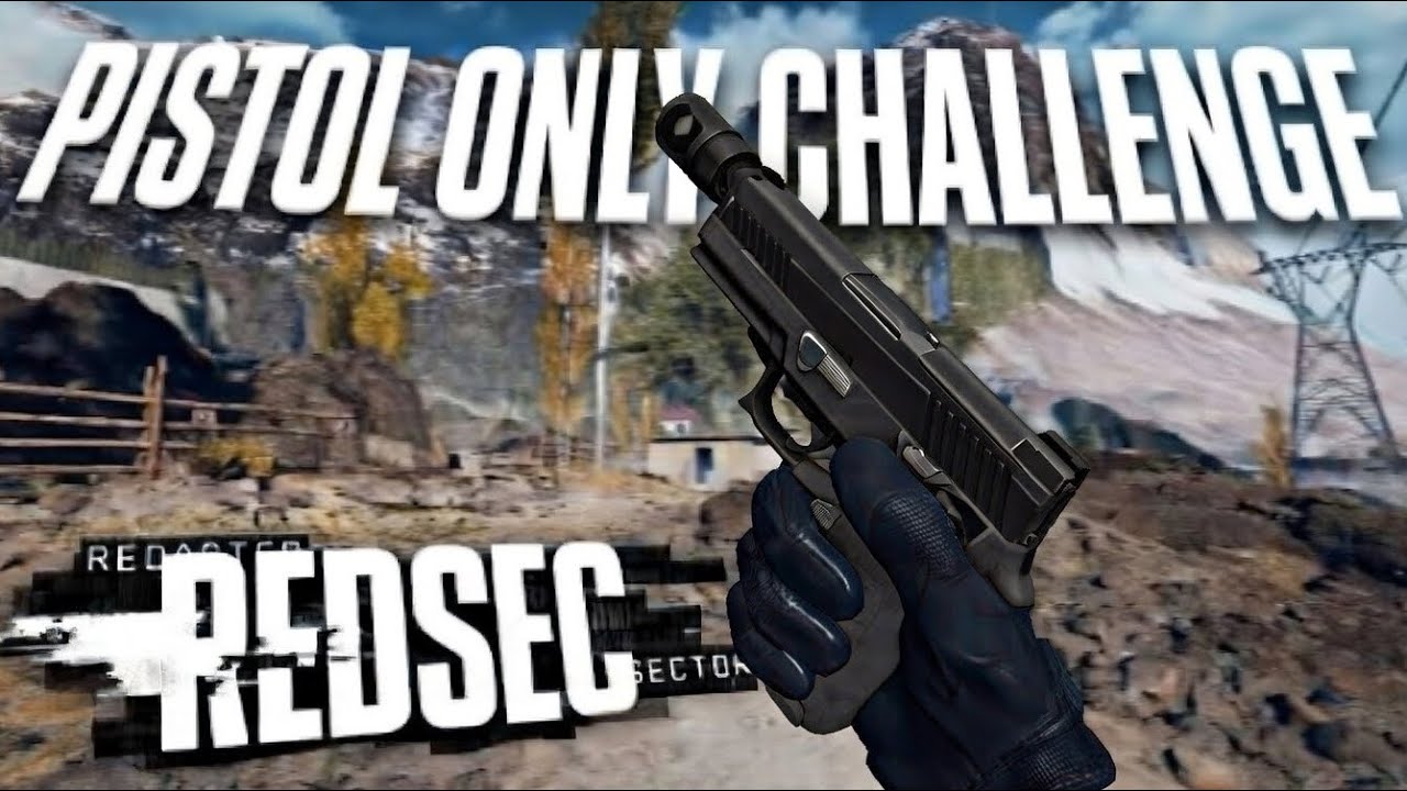 BATTLEFIELD REDSEC PISTOL ONLY CHALLENGE, VICTORY ROYALE! 