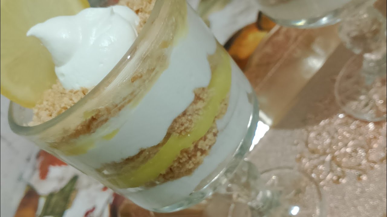 تحلية راقية و اقتصادية و سهلة بذوق الليمون 🍋Un délicieux dessert au citron