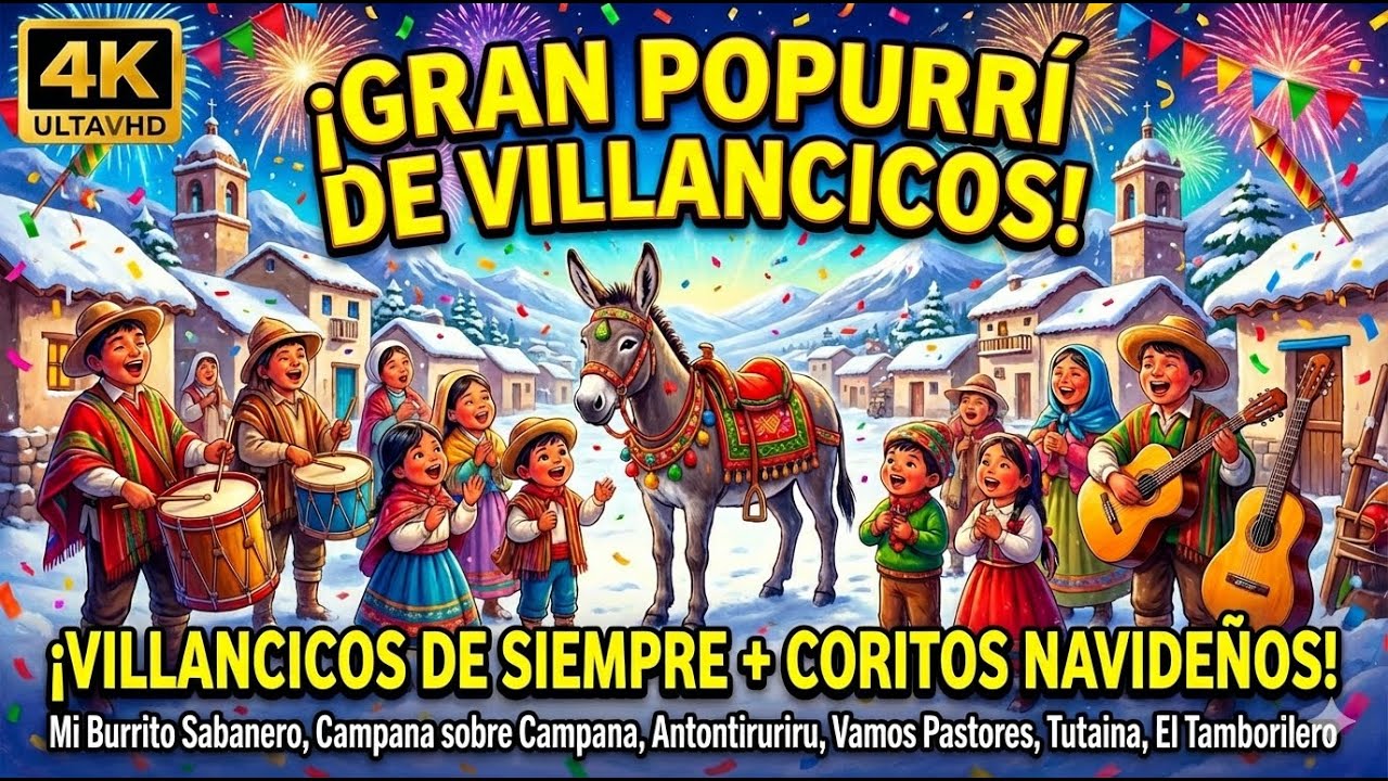 POPURRI _VILLANCICOS #villancicos #god #navidad #popurrí #novena #aguinaldos #jesus #villancicos #fe