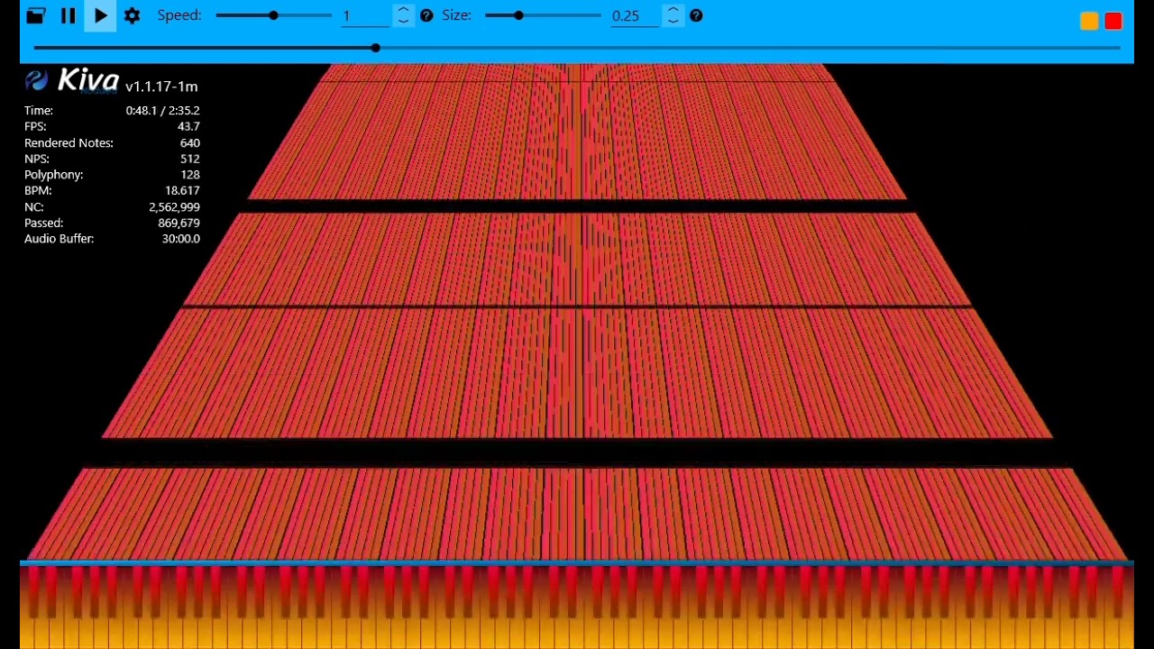 [Kiva Black MIDI] Kenzie-j5o8j's noise challenge IV ~ me | 2.5M notes