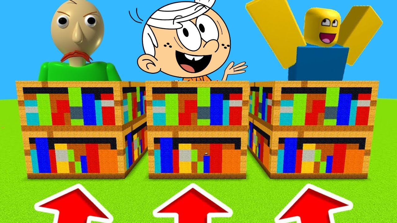 NE CHOISISSEZ PAS LA MAUVAISE BIBLIOTHÈQUE SUR MINECRAFT ! Roblox , Baldi , Lincoln Loud