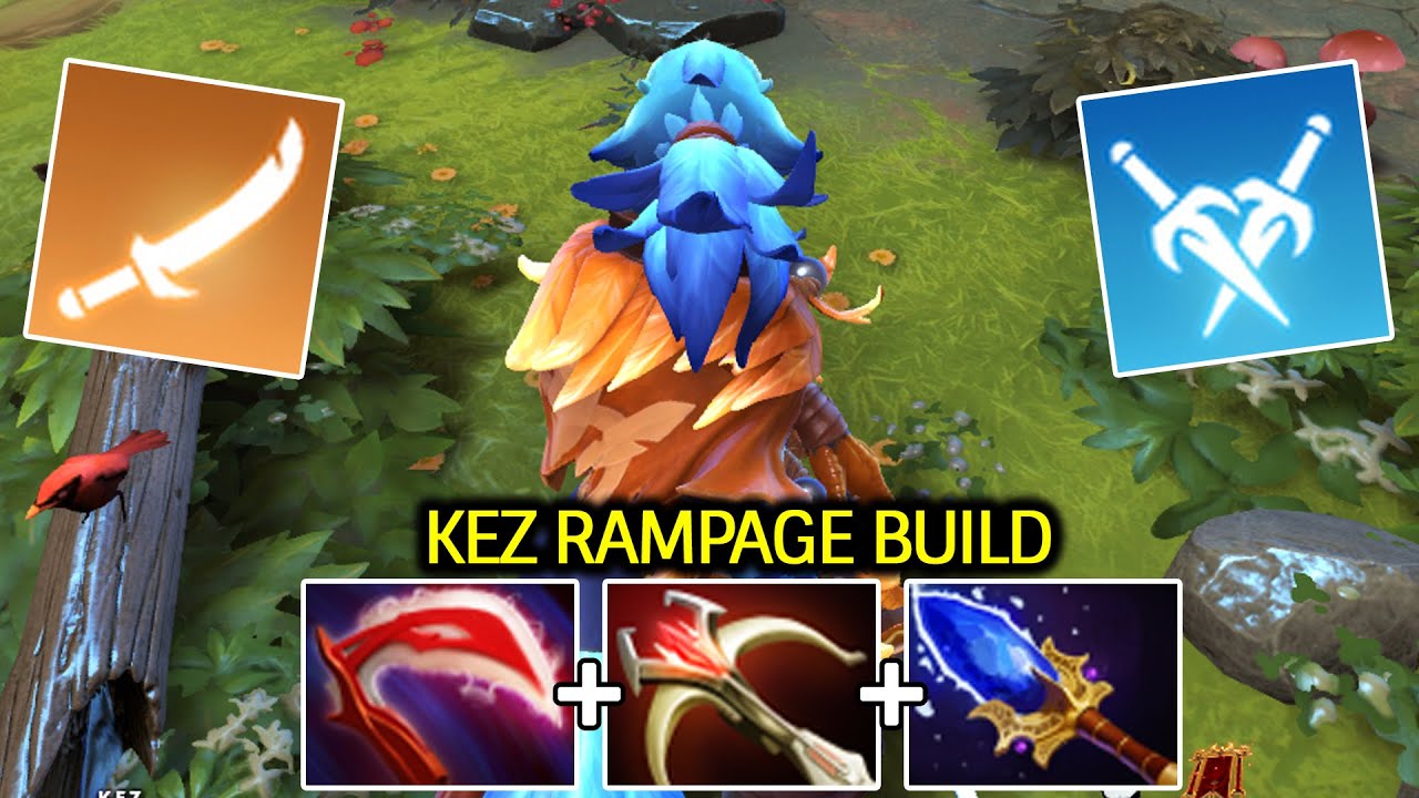 NEW CRAZY KEZ RAMPAGE BUILD &ndash; ONE HIT DELETE, NO MERCY Dota 2