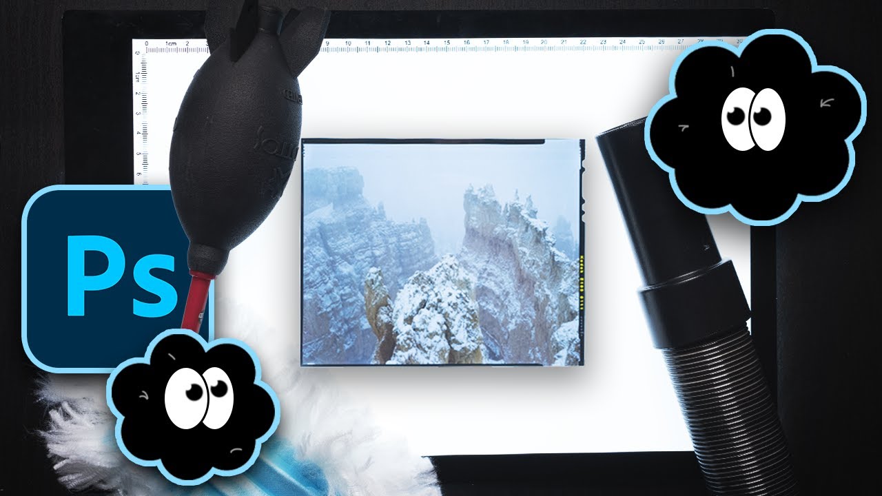 Photoshop Precision Dust Removal For Your Film Scans