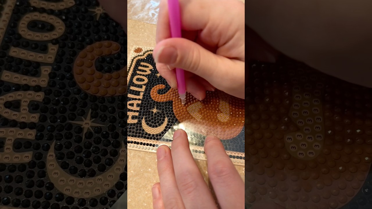 SO satisfying ✨ diamond painting
