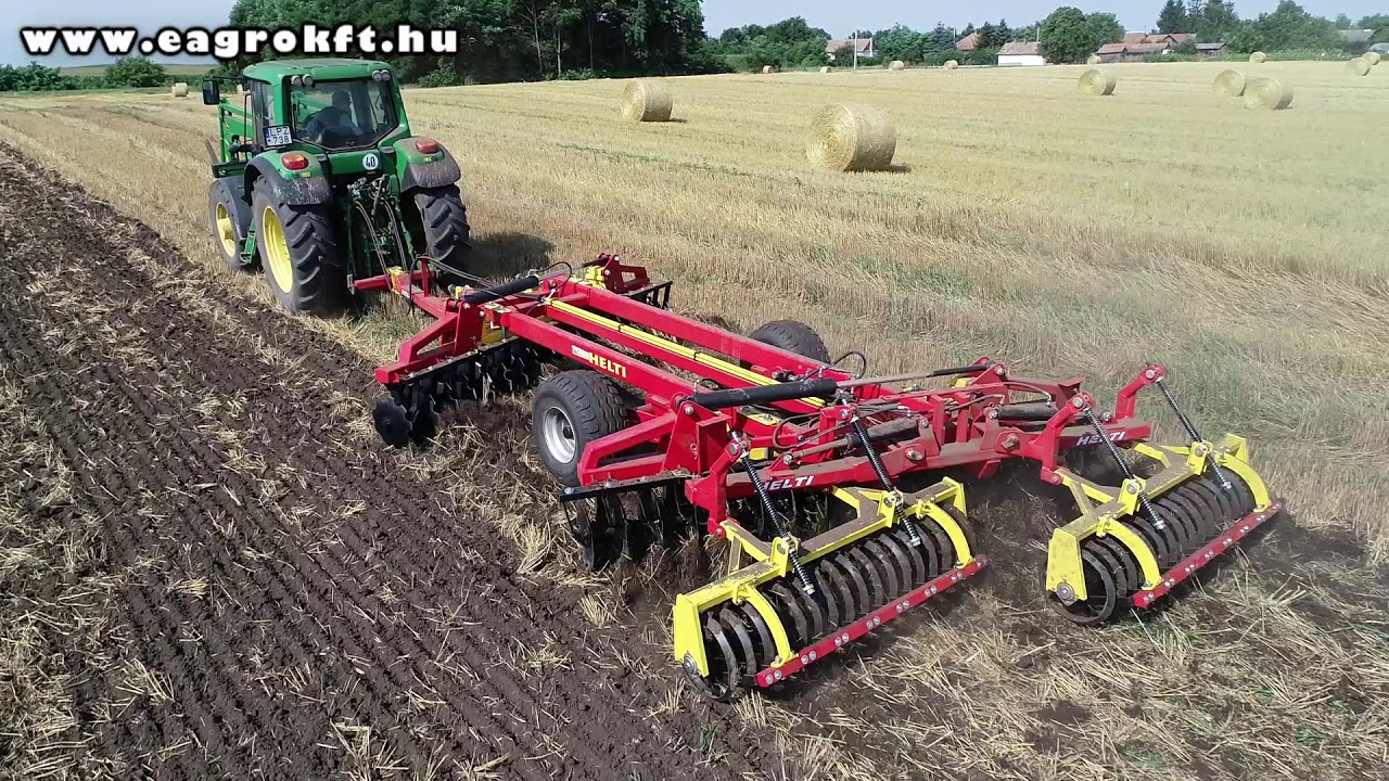 Helti Knt 4300 Dg Vontatott t&aacute;rcsa &Eacute;kgyűrűs Hengerrel Az EAgro Kft től