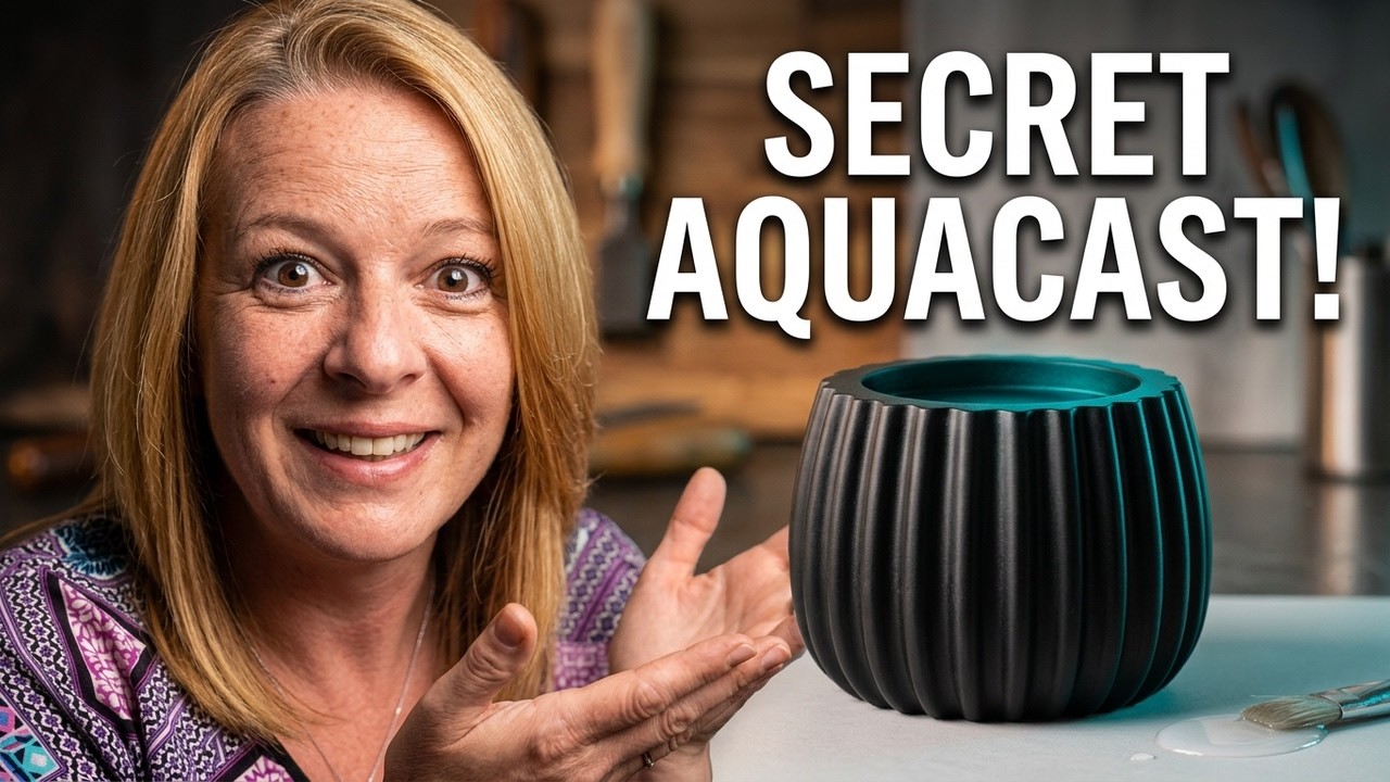 Create This Stunning Pot Using Black Aquacast