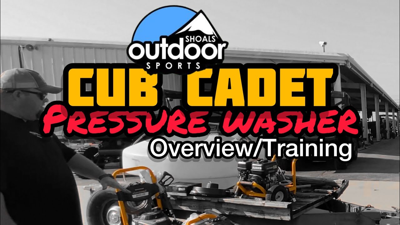 Cub Cadet Pressure washer Overview/employee training #cubcadet #pressurewashing #powerclean