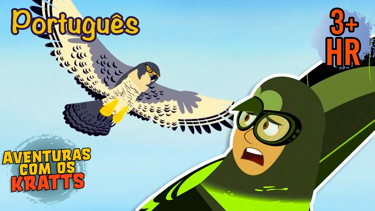 Falcões | Predadores Voadores da Cidade [episódios completos] Aventuras com os Kratts