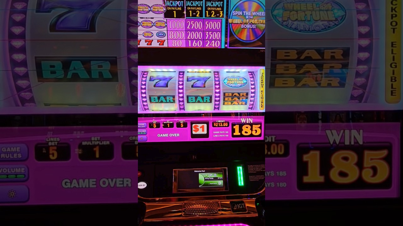 Triple Double Diamond Wheel of Fortune Win! #shorts