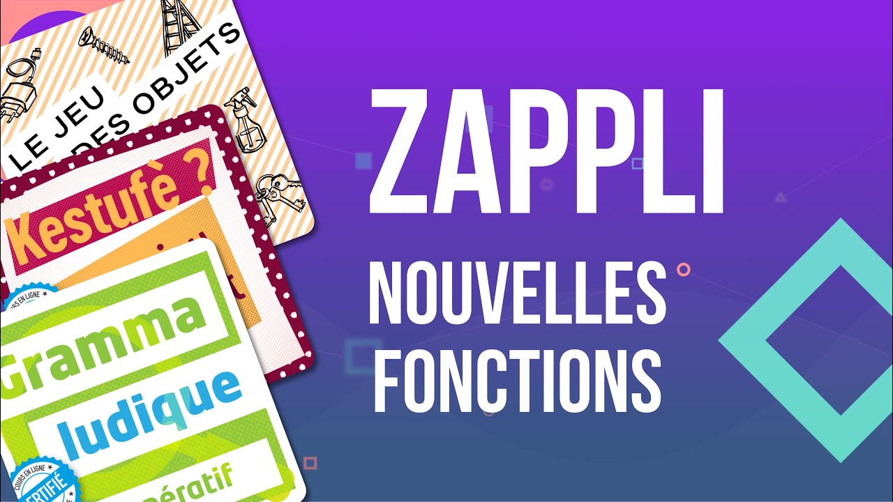 De nouvelles fonctions incroyables pour la Zappli