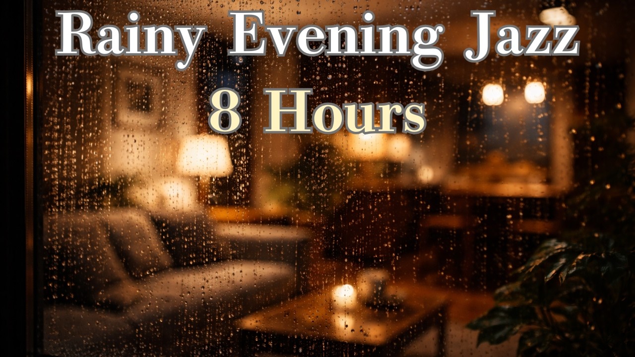 Rainy Evening Jazz for Study – 8 Hours of Cozy Focus ☔