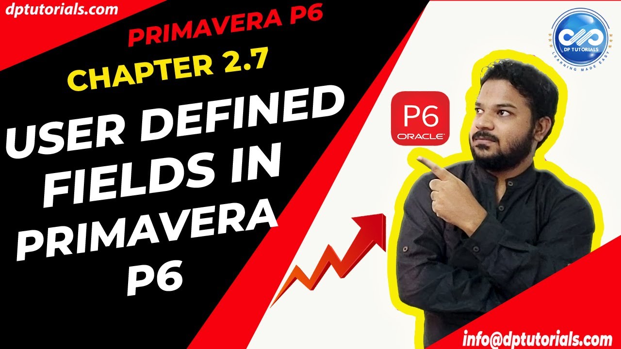 2.7 : Primavera Learning - User Defined Fields In Primavera P6 || Primavera tutorials