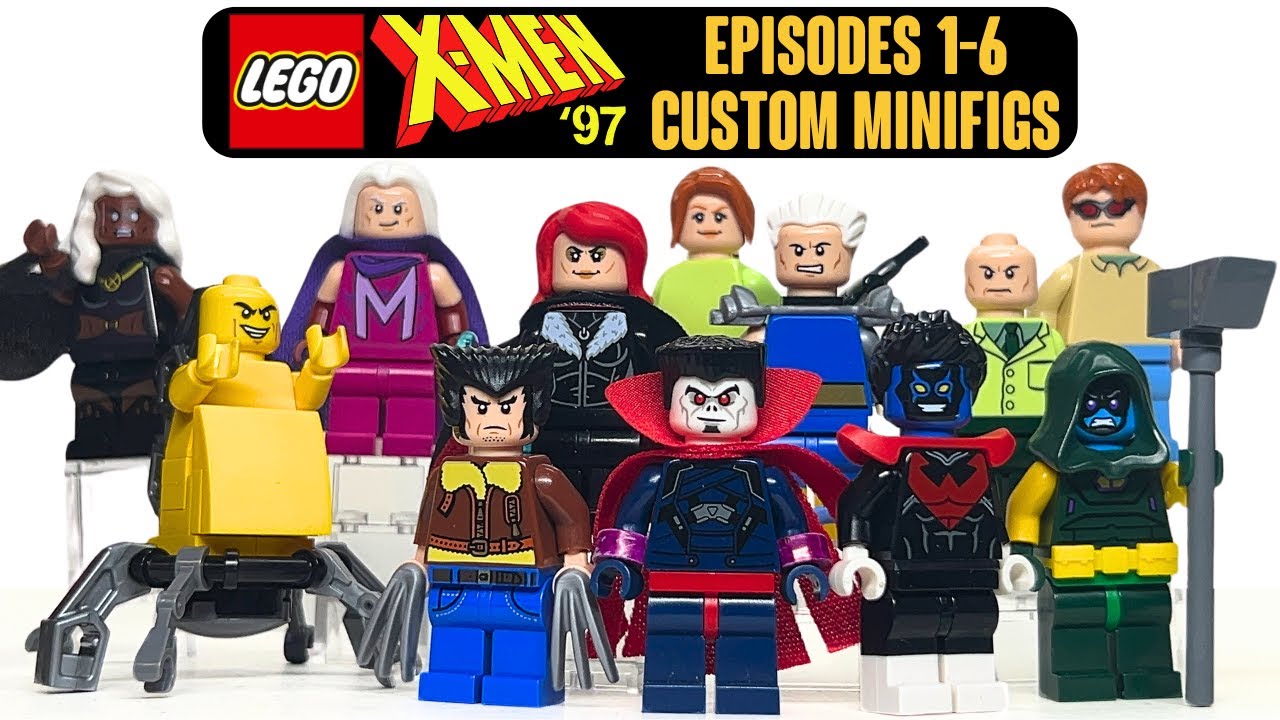 LEGO X-MEN '97: Episodes 1-6 Custom Minifigure Showcase