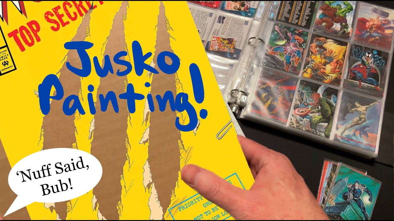 😍 Joe Jusko Marvel Masterpieces Original Painted Edition Unboxing from the FPG Art Book Kickstarter