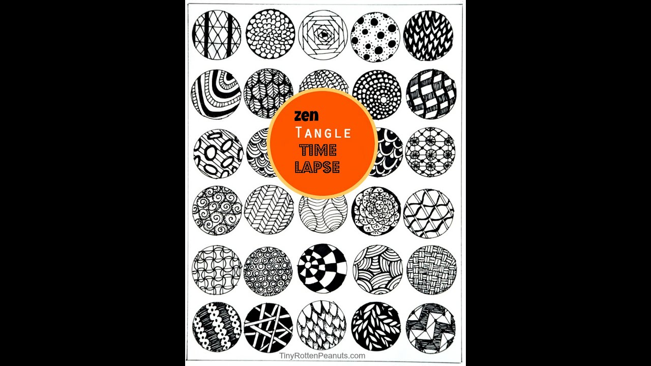 Zentangle Time Lapse