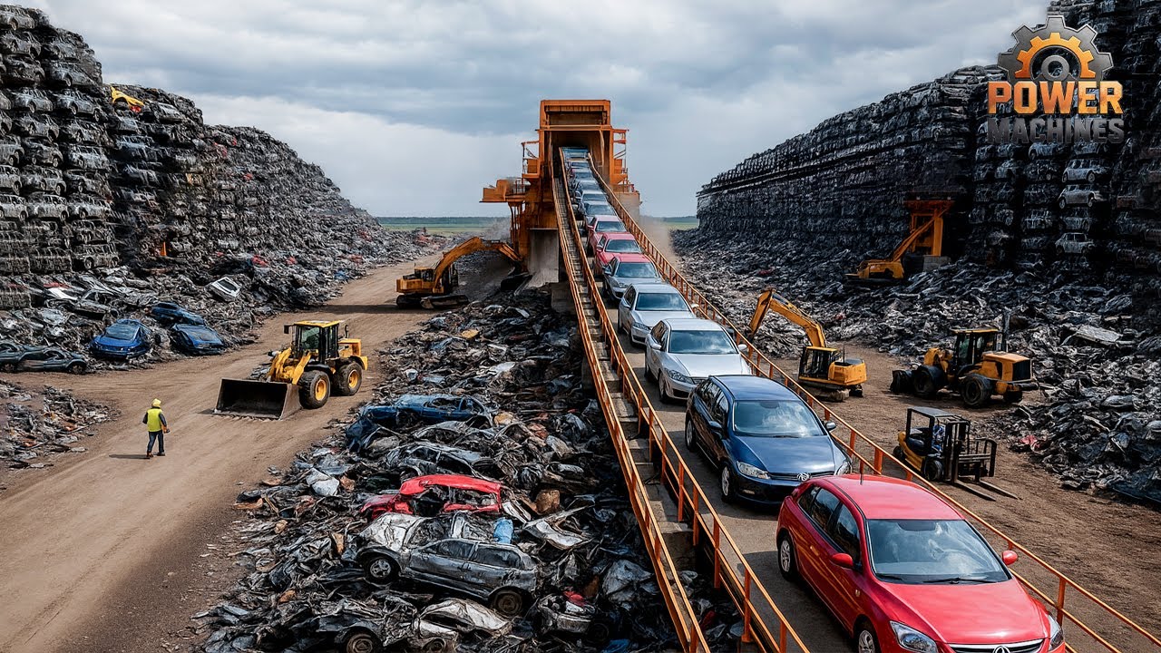 The Most Dangerous & Fastest Crushing Machines That Obliterate Anything &ndash; Scrap Processing Power #3