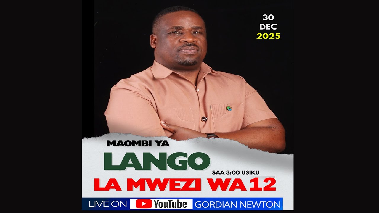 #LIVE  || MAOMBI YA LANGO LA MWEZI WA 12