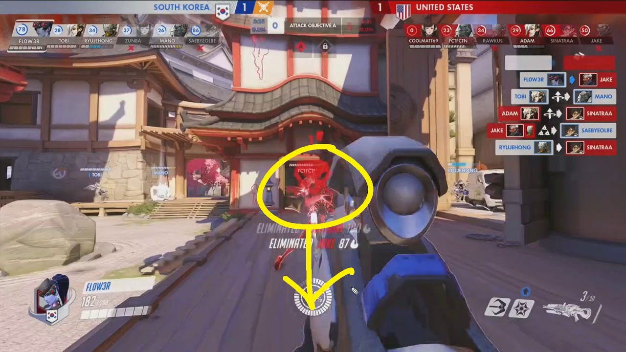 Gunba's Overwatch Analysis: South Korea vs USA (Hanamura)
