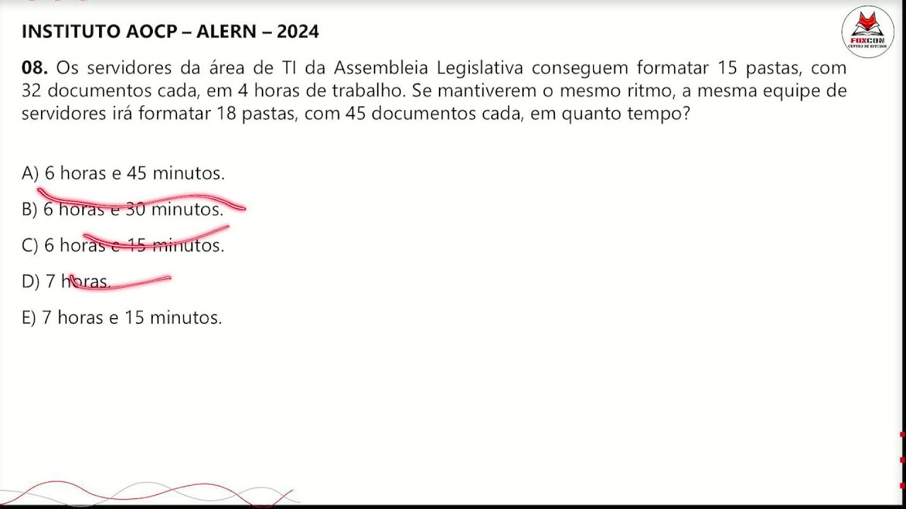 AULA 1 - RLM - TJPR - REVISÃO 01 - Instituto AOCP