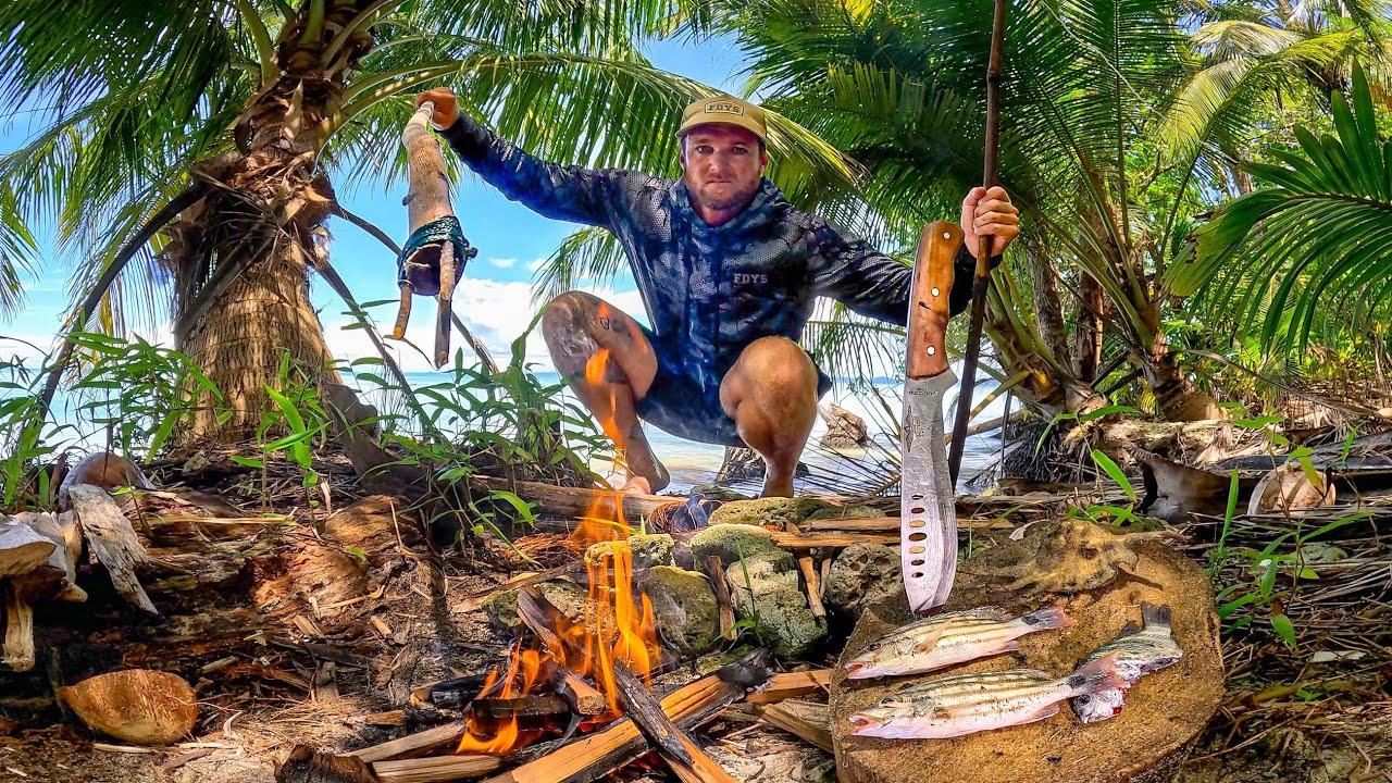 3 day Survival Challenge (No Food, No Fire, No Water) Remote Island