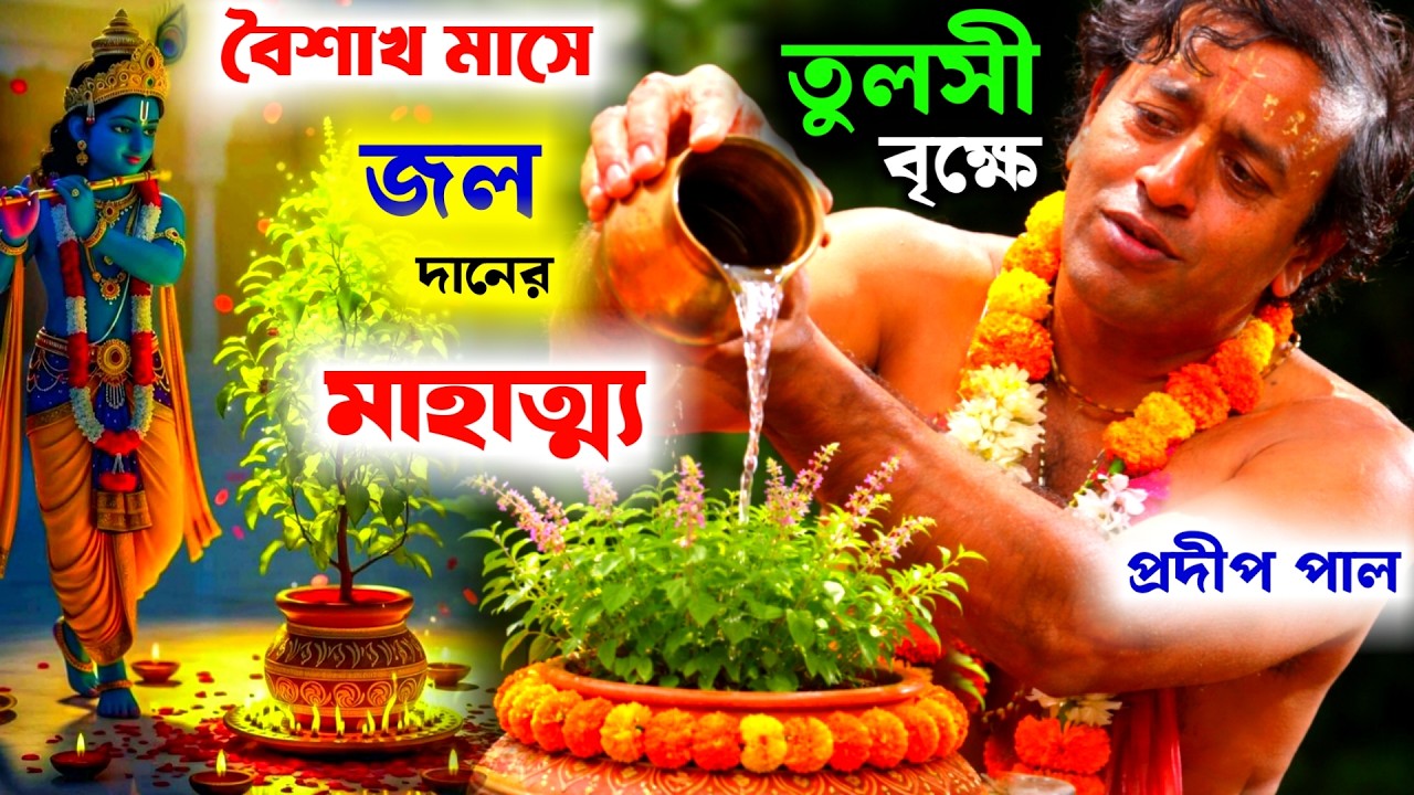 বৈশাখ মাসে তুলসী বৃক্ষে জলদানের মাহাত্ম্য, প্রদীপ পাল [Pradip Pal Kirtan][Subha Nababarsh]শুভ নববর্ষ