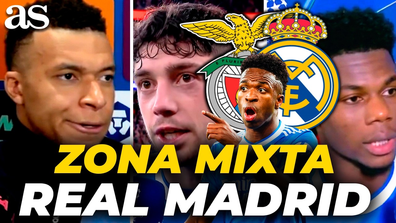 DECLARACIONES del REAL MADRID APOYANDO a VINICIUS | MBAPPÉ, TCHOUAMÉNI y VALVERDE zona mixta