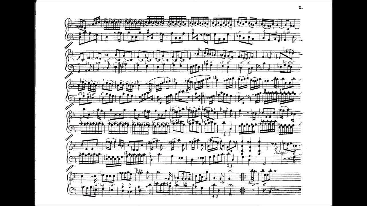 Francesco Maria Veracini - 12 Violin Sonatas Op.1 No.1