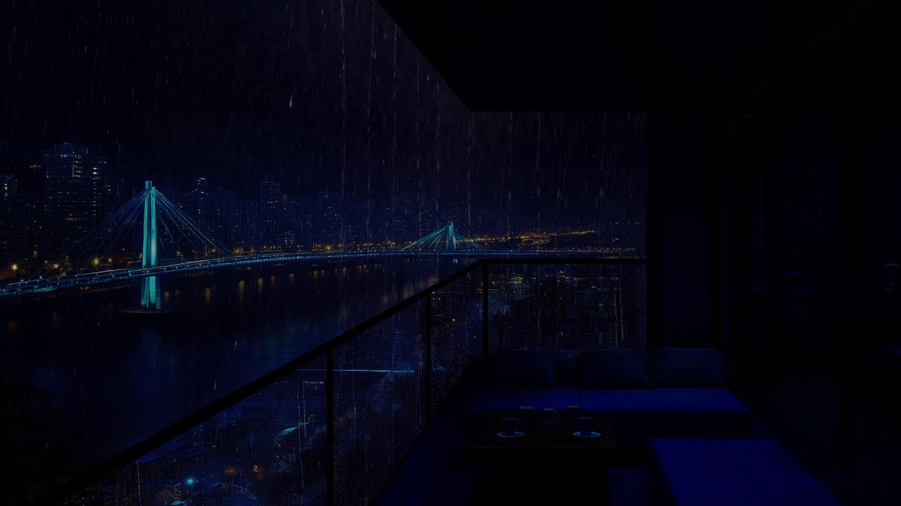 48-Hours Rainy Nights in the NY City 🌧️ Cozy Ambience for Deep Sleep & Relaxation | Rain Sound
