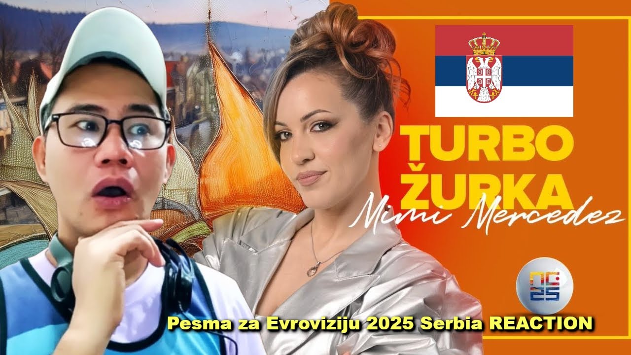 Mimi Mercedez - Turbo žurka - Pesma za Evroviziju 2025 Serbia REACTION