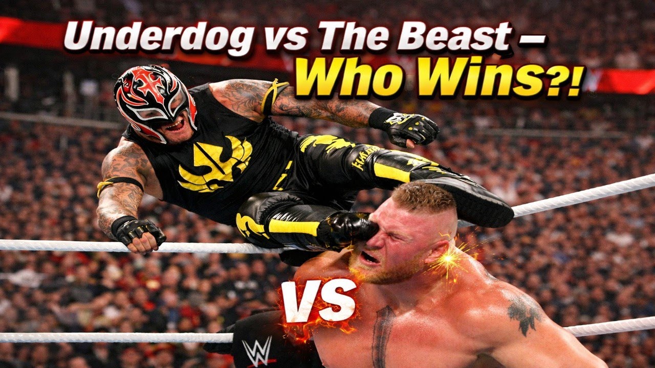 Rey Mysterio vs Brock Lesnar – BRUTAL Ambulance Match!