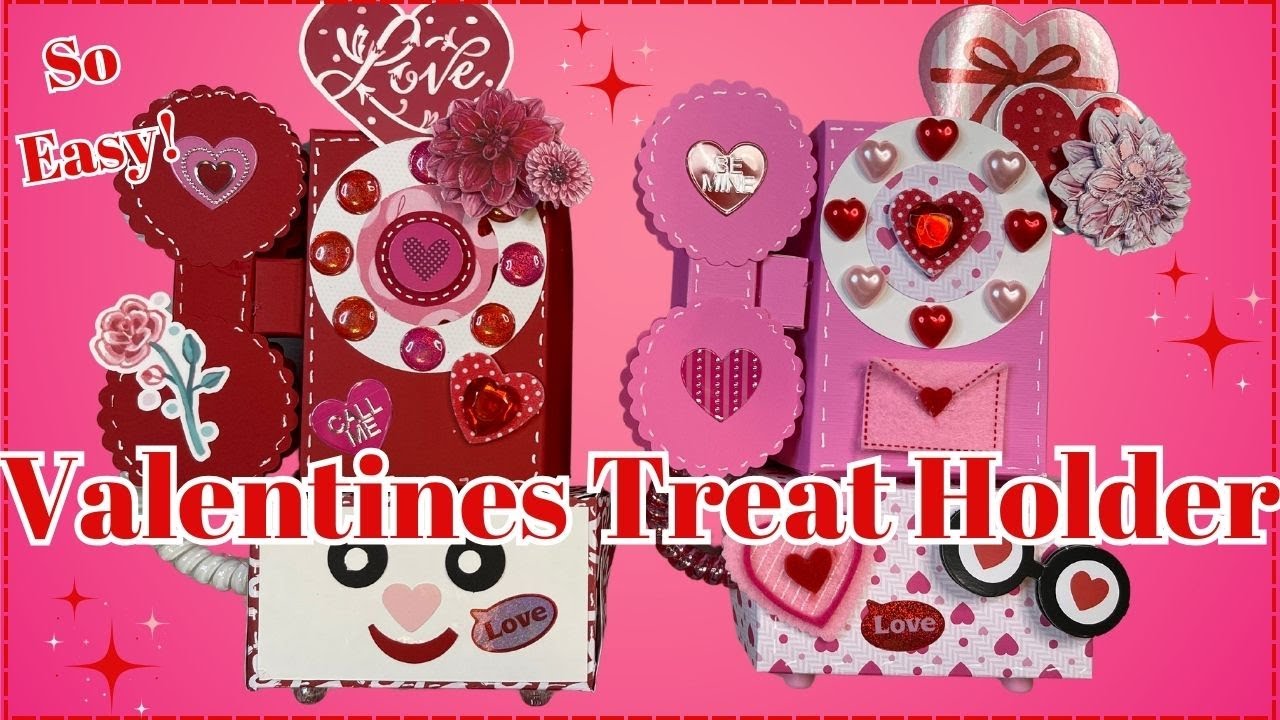 VALENTINE'S TREAT HOLDER | IN THE SHAPE OF A PHONE | SO EASY!