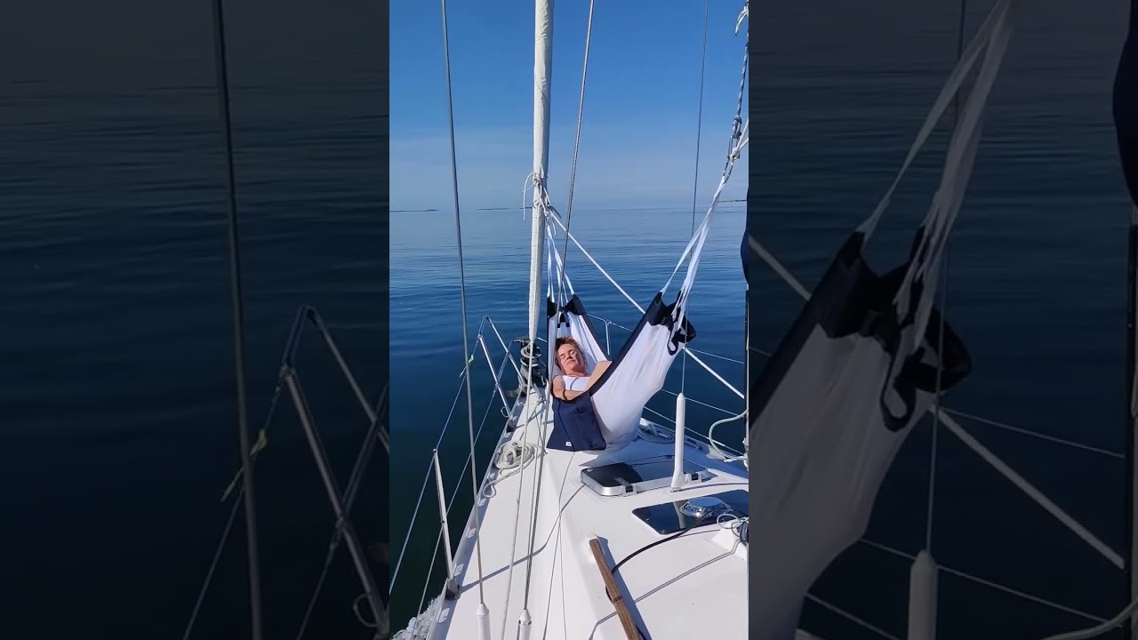 Sailing in the Gulf of Bothnia (Baltic Sea), Kustavi.