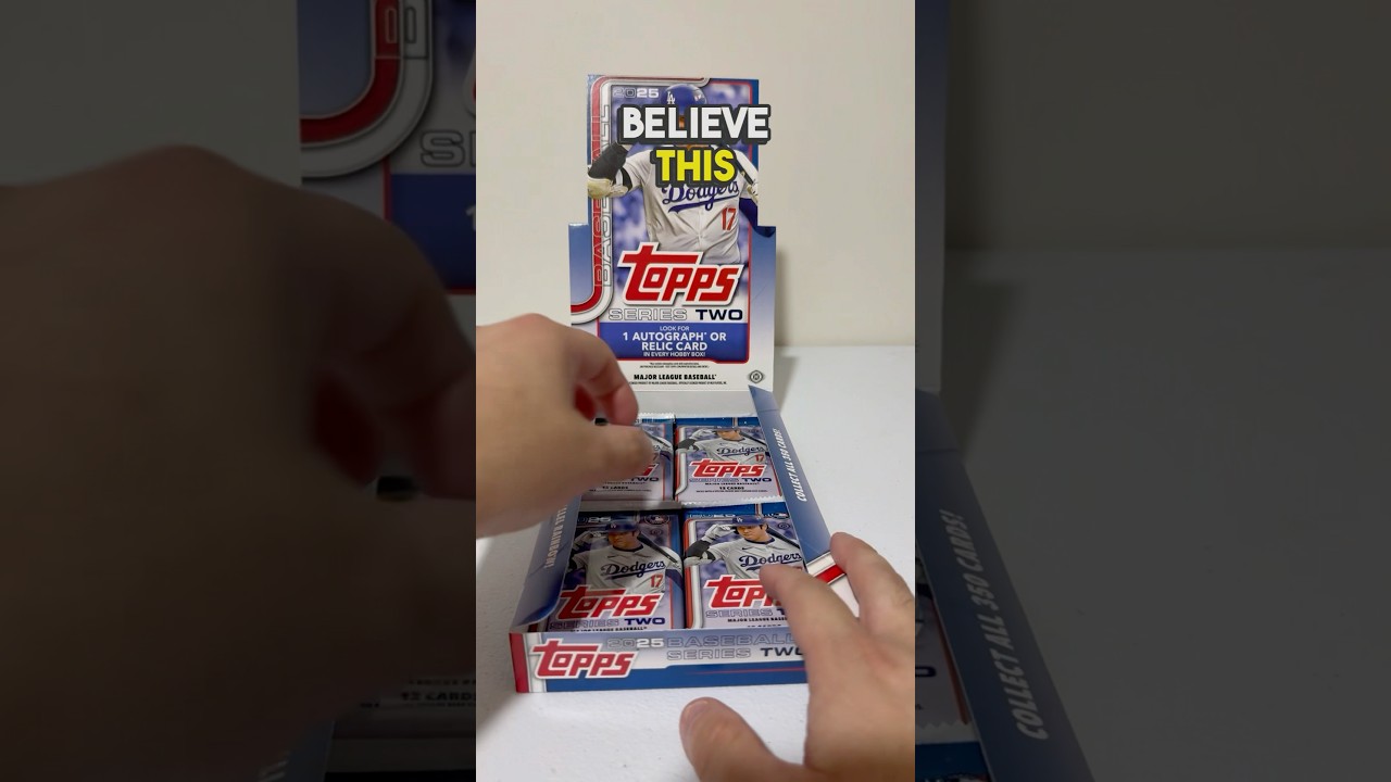 You won&rsquo;t believe what I pulled from a 2025 Topps Series 2 Hobby Baseball Card Pack!