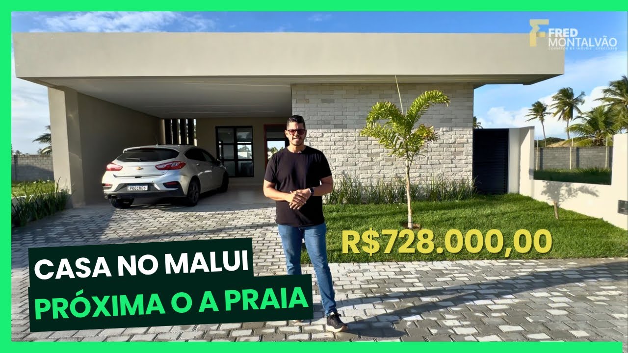 Casa na Praia, condomínio Malui Residence