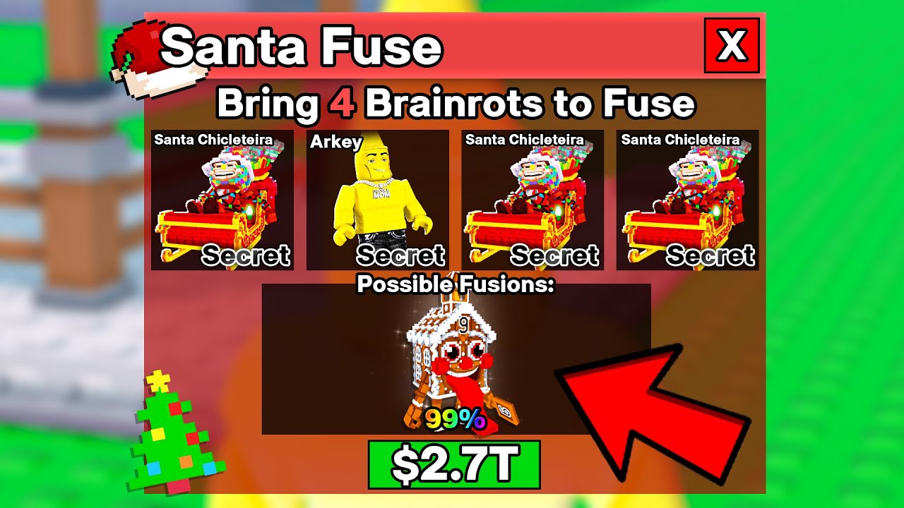 Fusing My Best Brainrots To Get NEW CHRISTMAS Brainrots