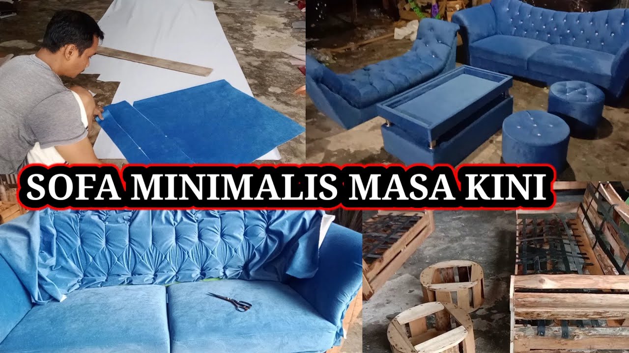 TUTORIAL MODEL SOFA MINIMALIS MASA KINI