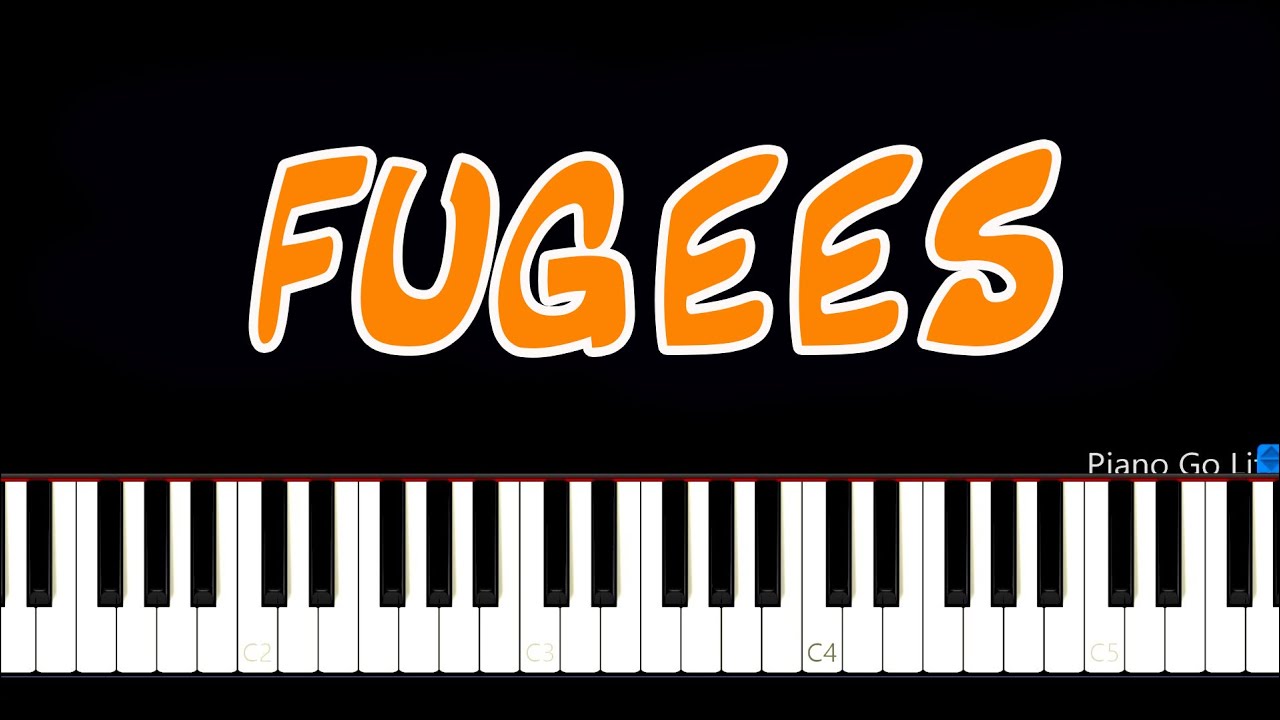 Fugees - Killing Me Softly With His Song Piano Tutorial