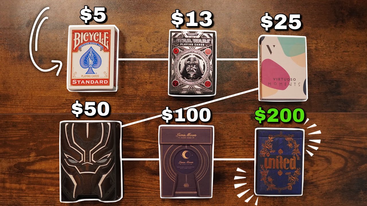 From $5 Playing Cards To $200 Playing Cards!! (Are They Worth It?) 