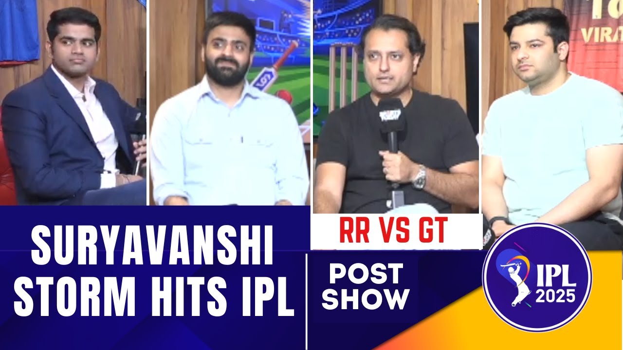 LIVE IPL 2025: 14-year-old Vaibhav Suryavanshi scripts history as RR decimate GT |Sports Today