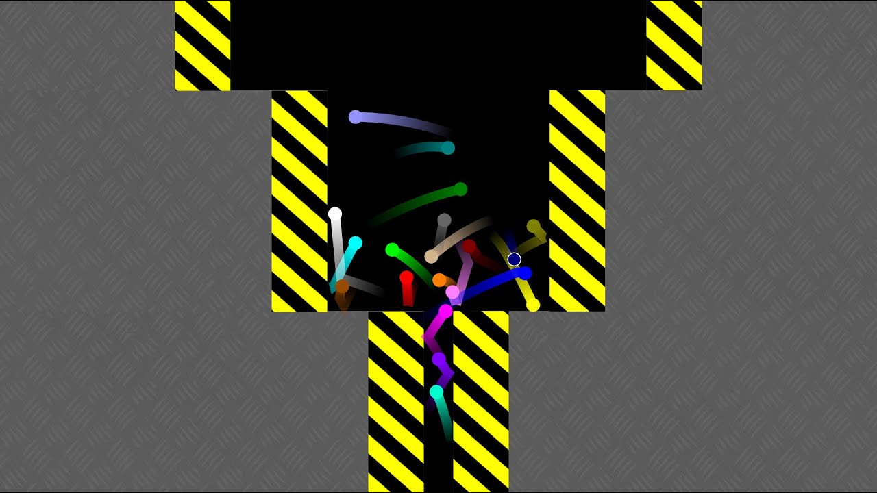 Shutter Crush 2 - Survival Marble Race in Algodoo