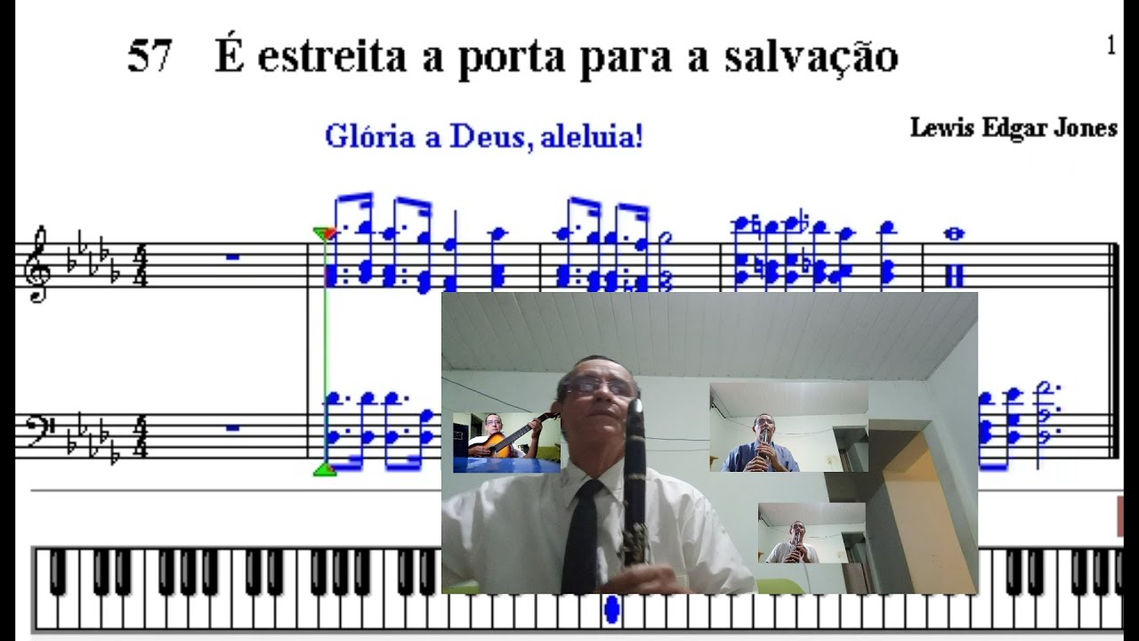 Hino CCB 57 -  É estreita a porta da salvação - ( Lewis Edgar Jones )