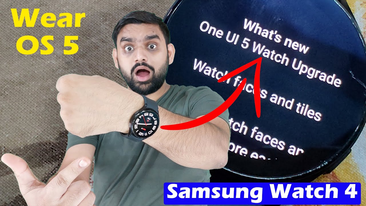 Samsung Galaxy Watch 4 New Update OneUI 5 Watch Update | Samsung new Wear OS 5 Launched | NFC Pay |
