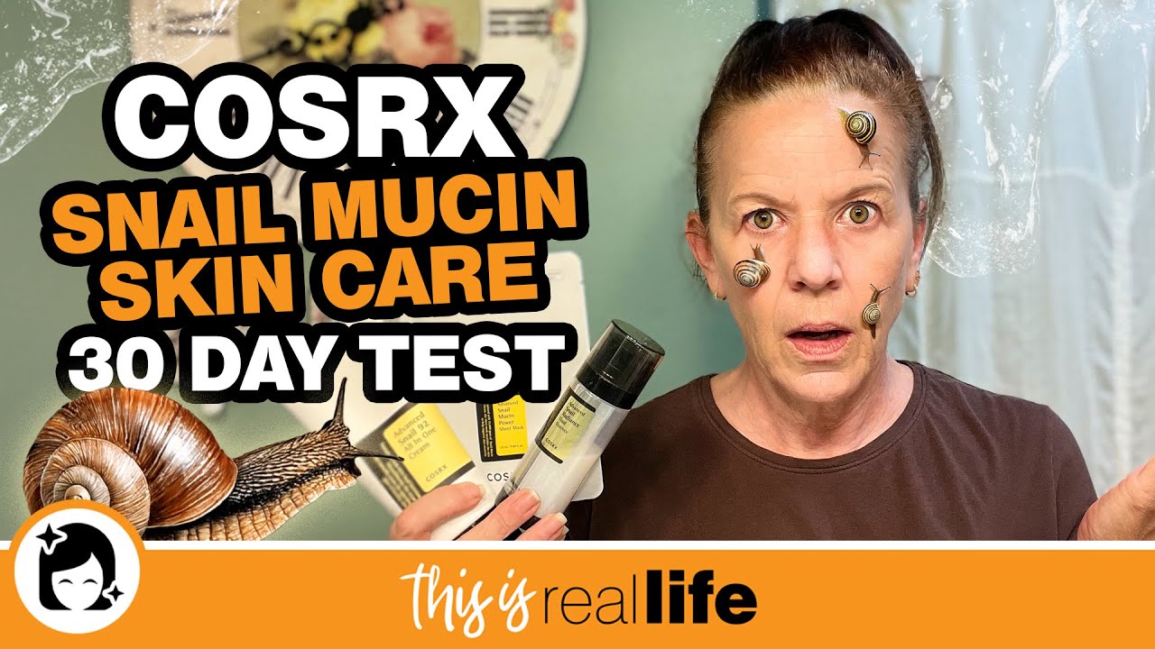 COSRX Snail Mucin Skin Care: 30 Day Test - THIS IS REAL LIFE