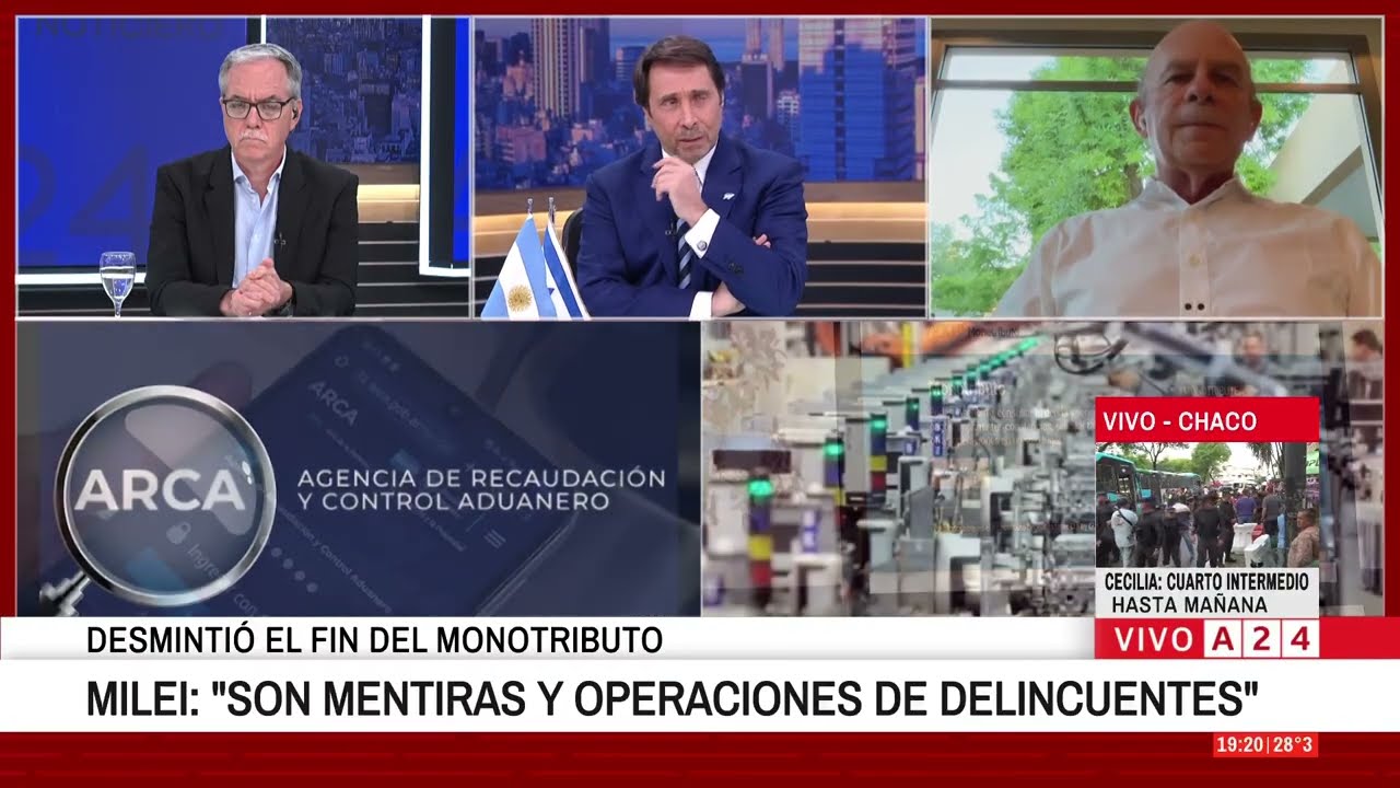 🔴 JAVIER MILEI DESMINTIÓ EL FIN DEL MONOTRIBUTO