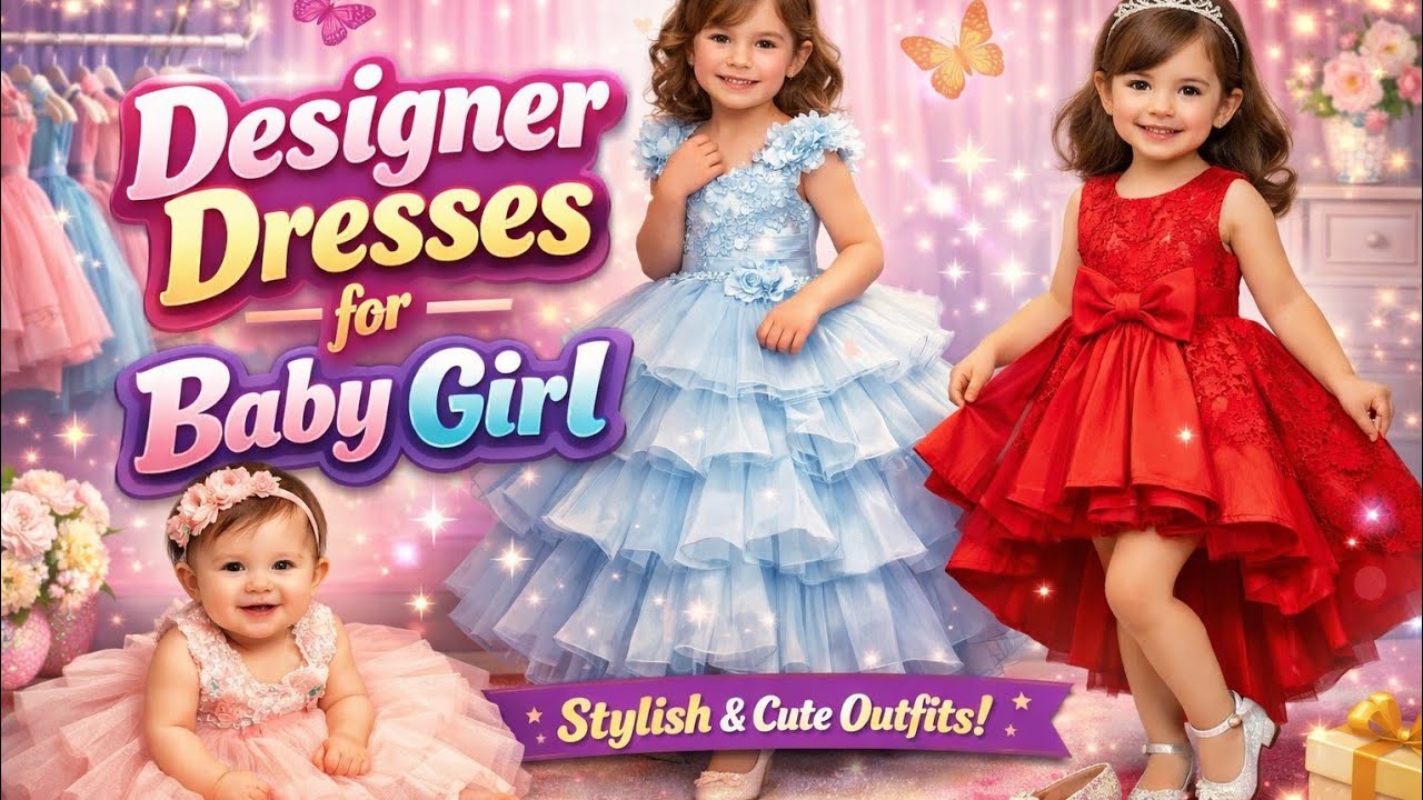 designer dressses for the baby girl @EntertainmentWorld-g2z 